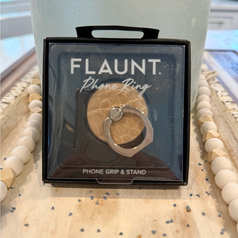 Flaunt Phone Ring Grip and Stand - Gold